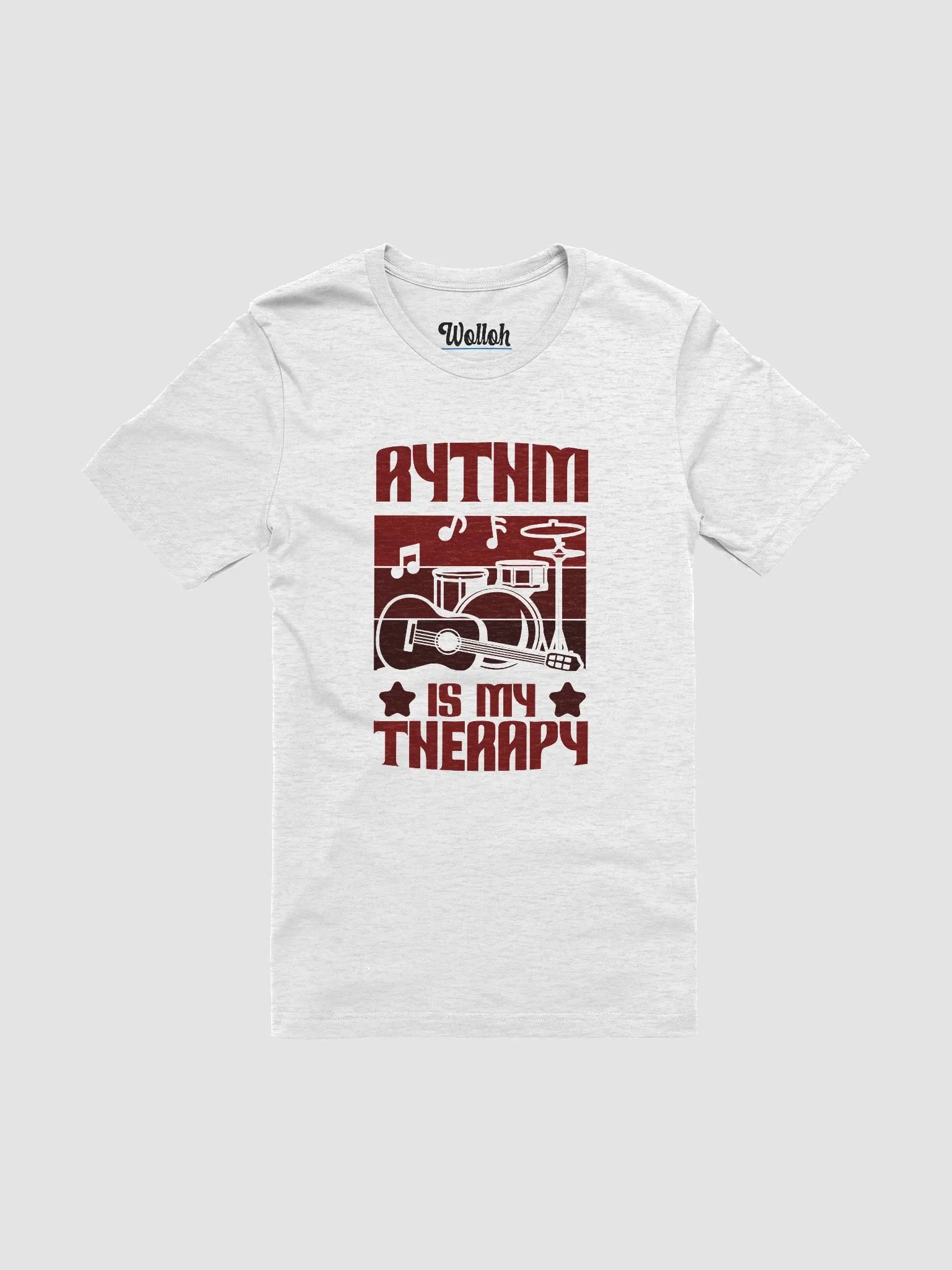 Rhythm Is My Therapy T-Shirt – Perfect Gift for Music Lovers and Musicians product image (1)