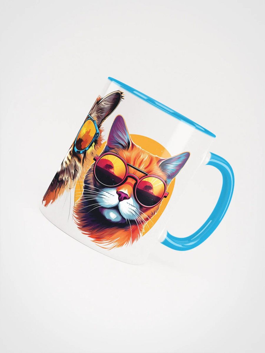 Vibrant Feline Reflections Accent Mug product image (5)