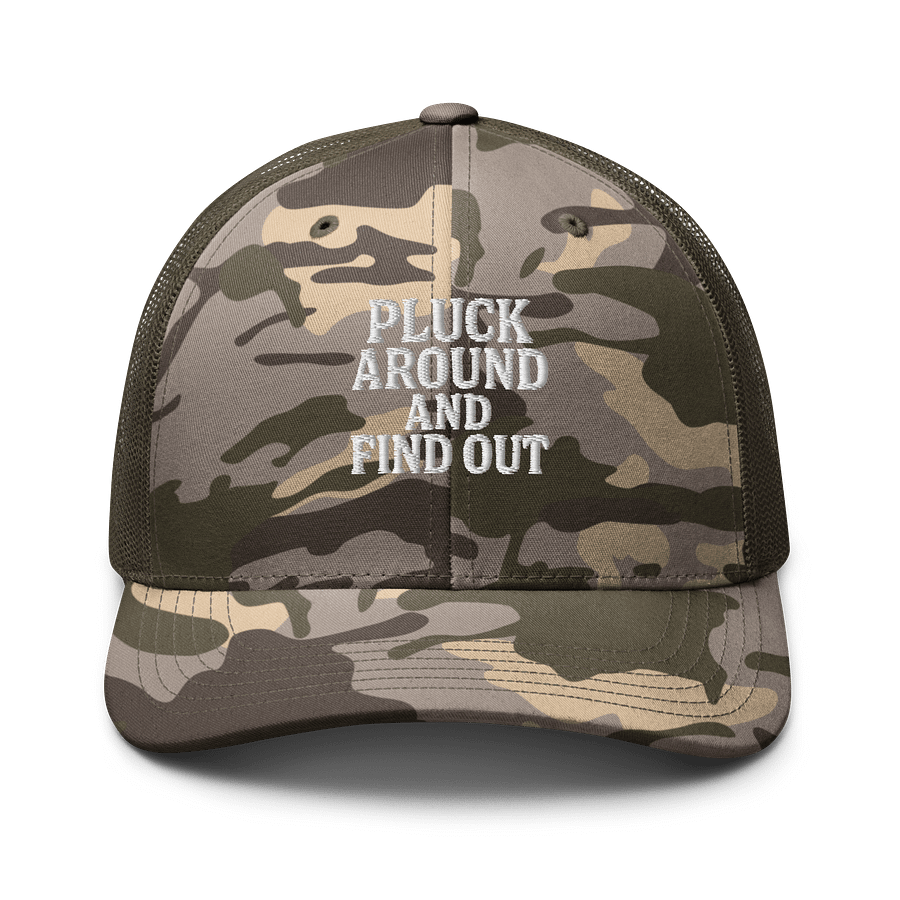 Pluck Around Camo Hat product image (1)