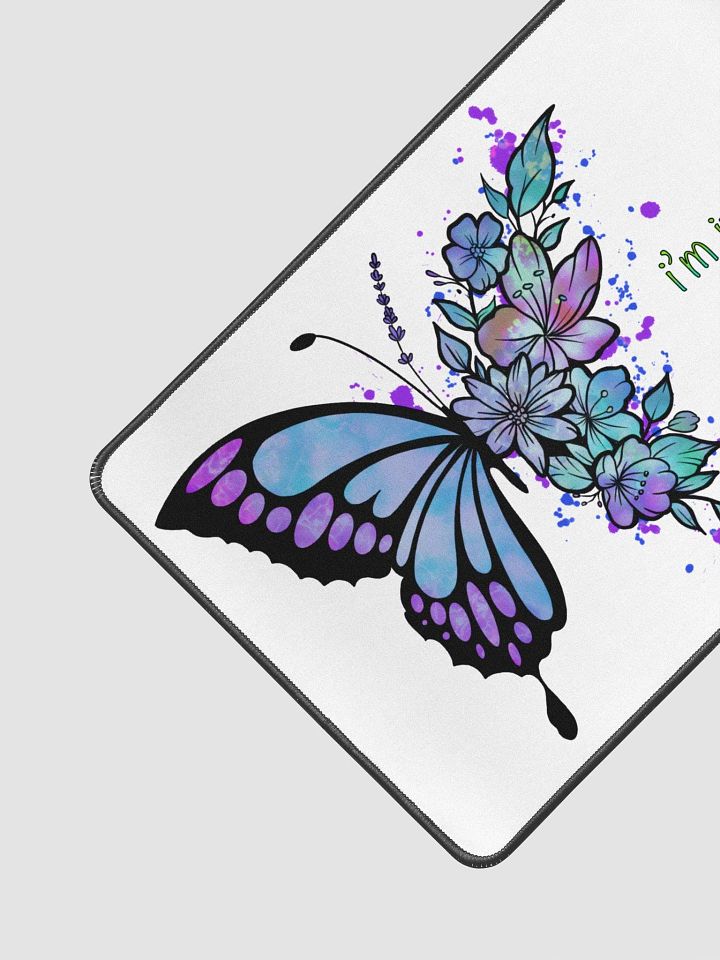 Just Doing my Best Butterfly Desk Mat product image (2)
