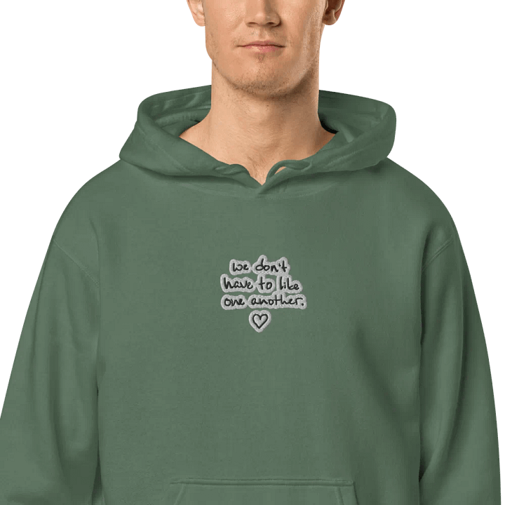 ONE ANOTHER (bubble design) embroidered pigment hoodie product image (2)