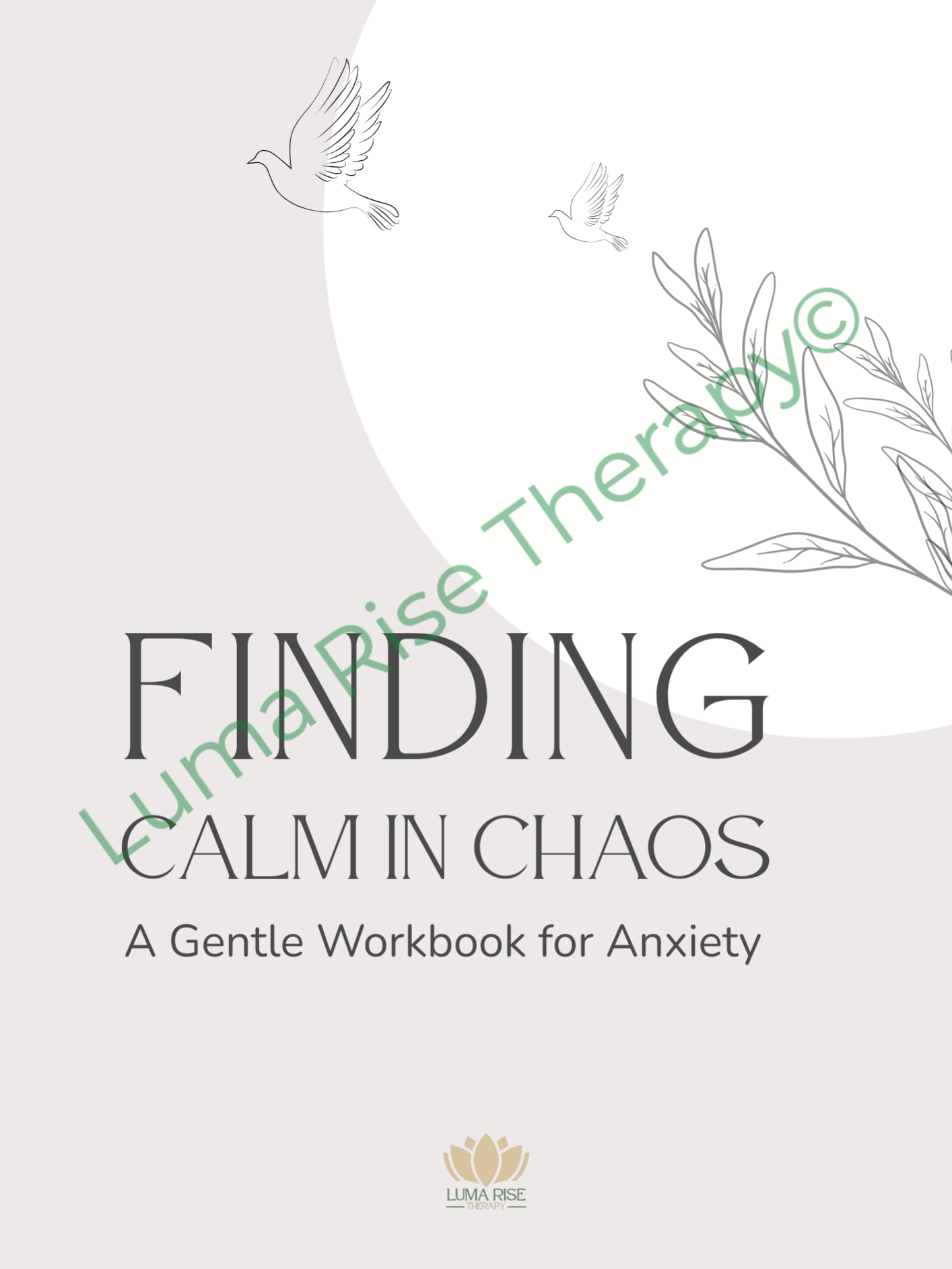 Finding Calm in Chaos: Guided Anxiety Workbook for Adults product image (2)