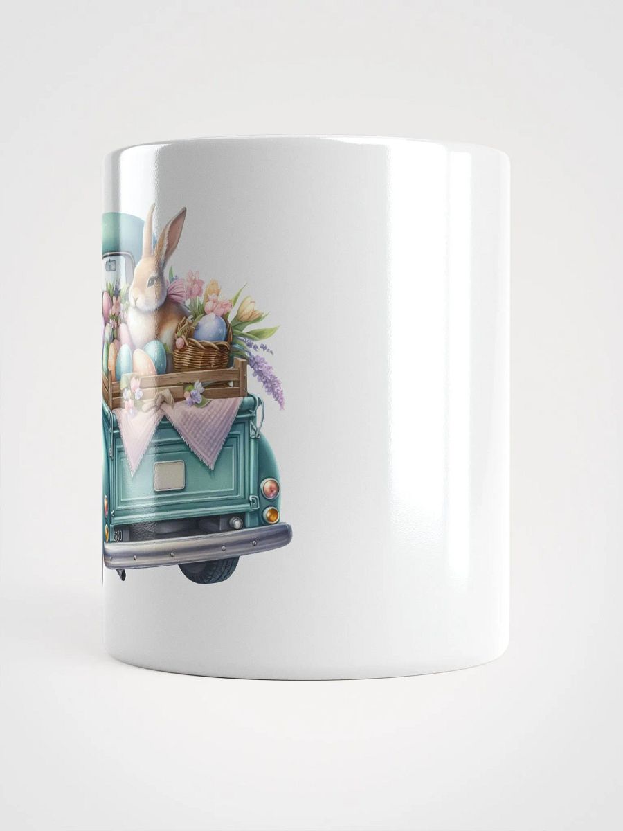 Mint Green Easter Truck - White Mug product image (3)