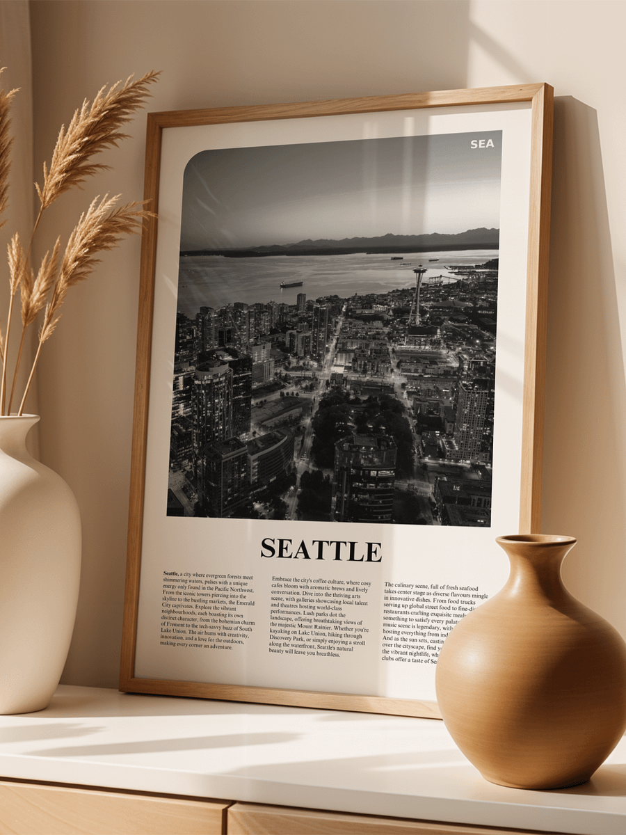 Seattle 02 Newspaper Poster product image (3)