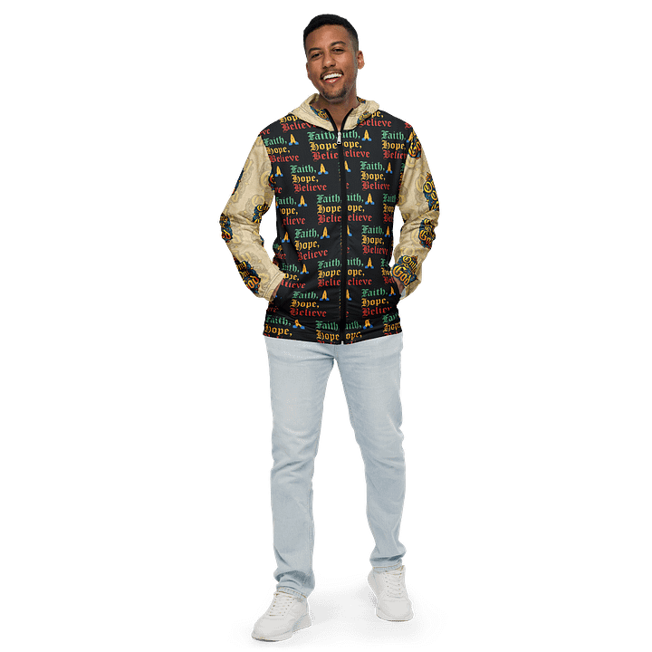 Da Culture Only One God & Faith Hope Believe Unisex Windbreaker Jacket "HOT" For Back To School product image (1)