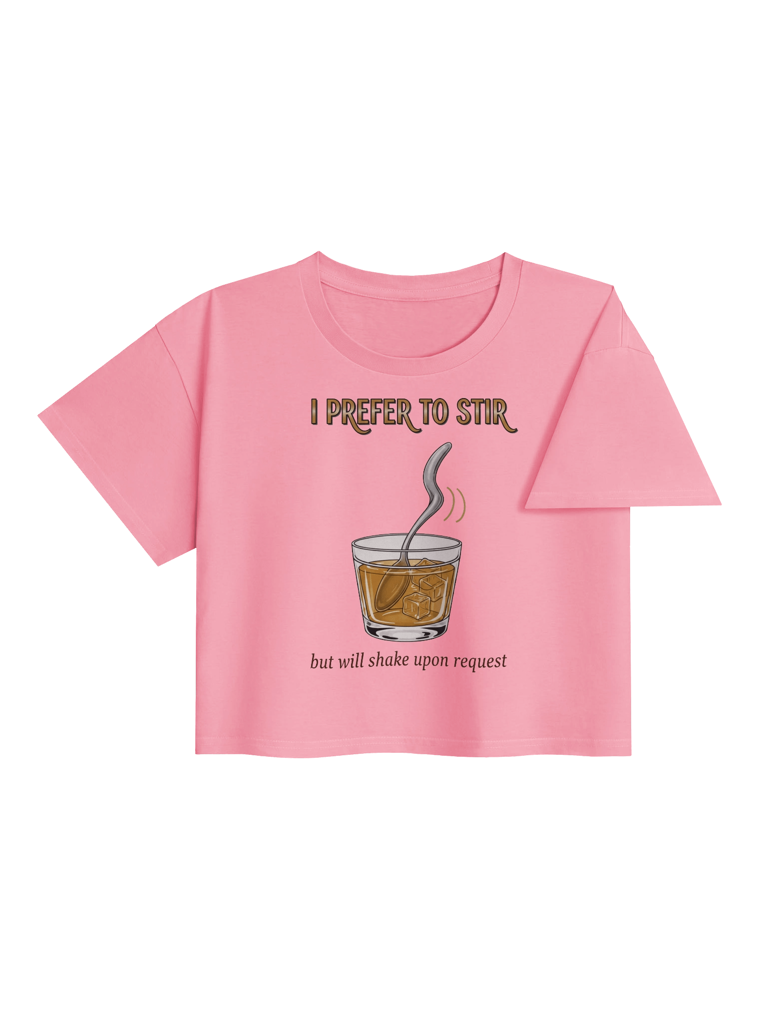 “I Prefer to Stir, But Will Shake Upon Request” – Saucy Spoon Crop Top product image (4)