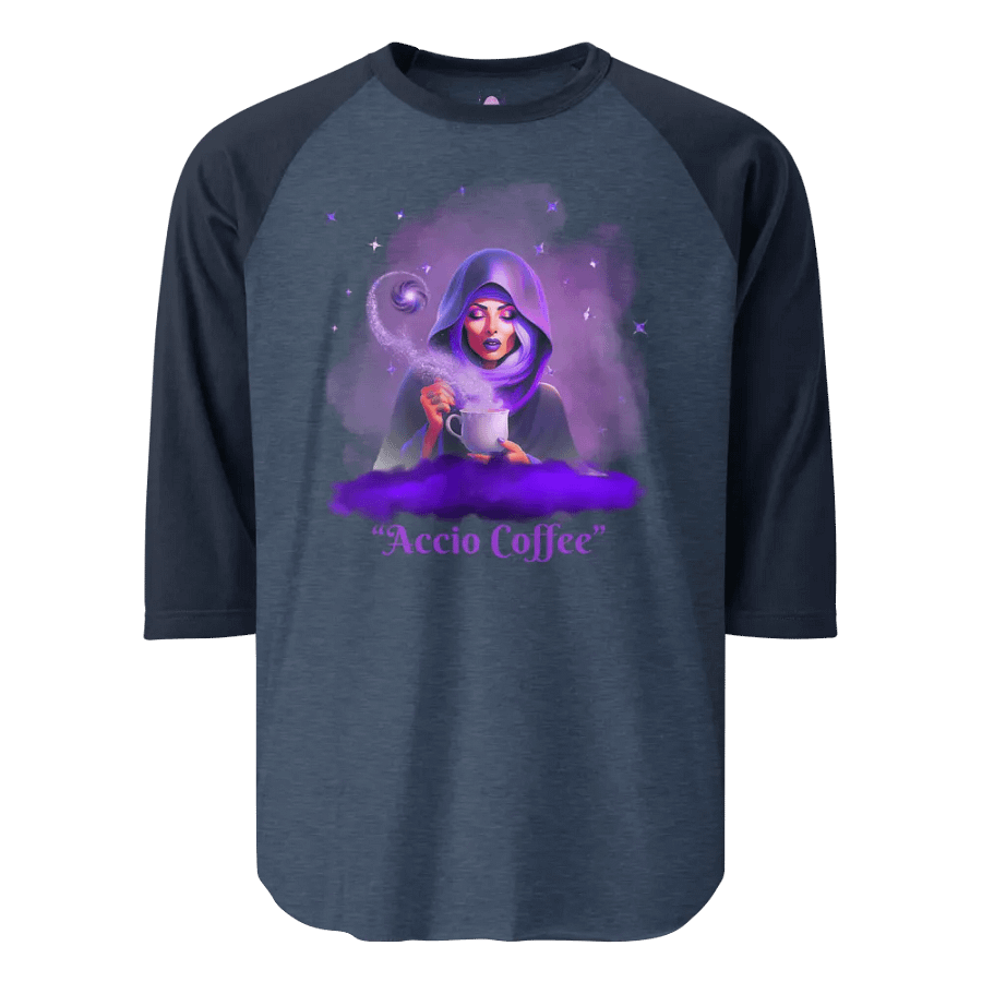 Accio Coffee Fantasy raglan tee product image (1)