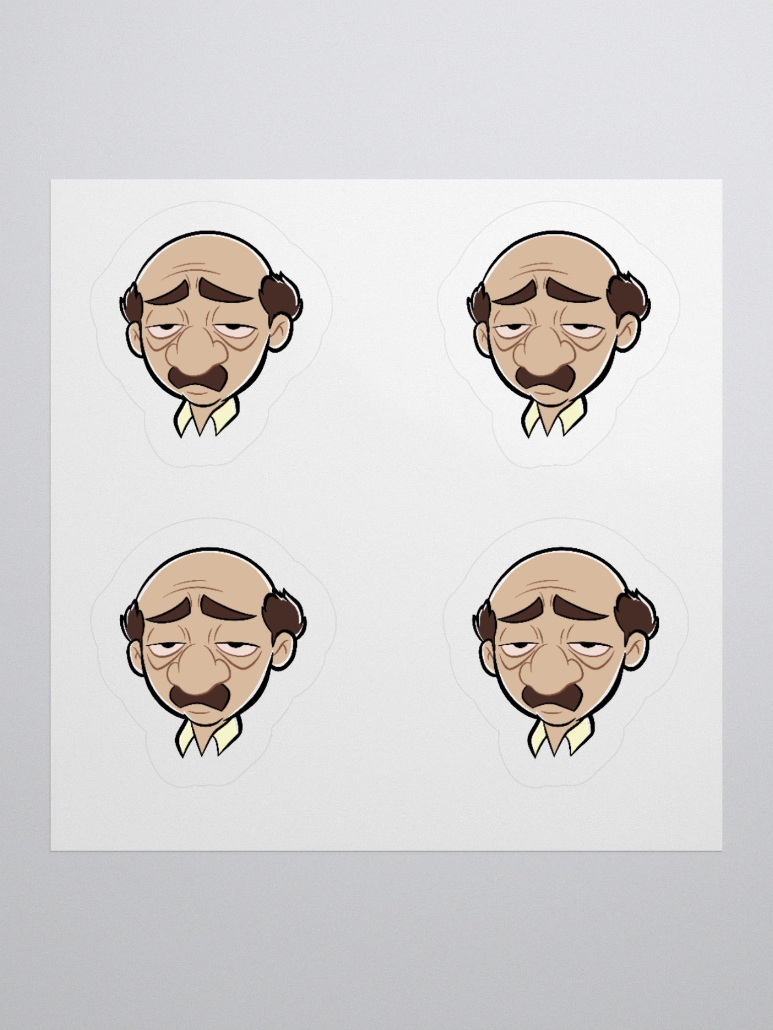 🧃 Harut Face Sticker Sheet (3x3") product image (1)