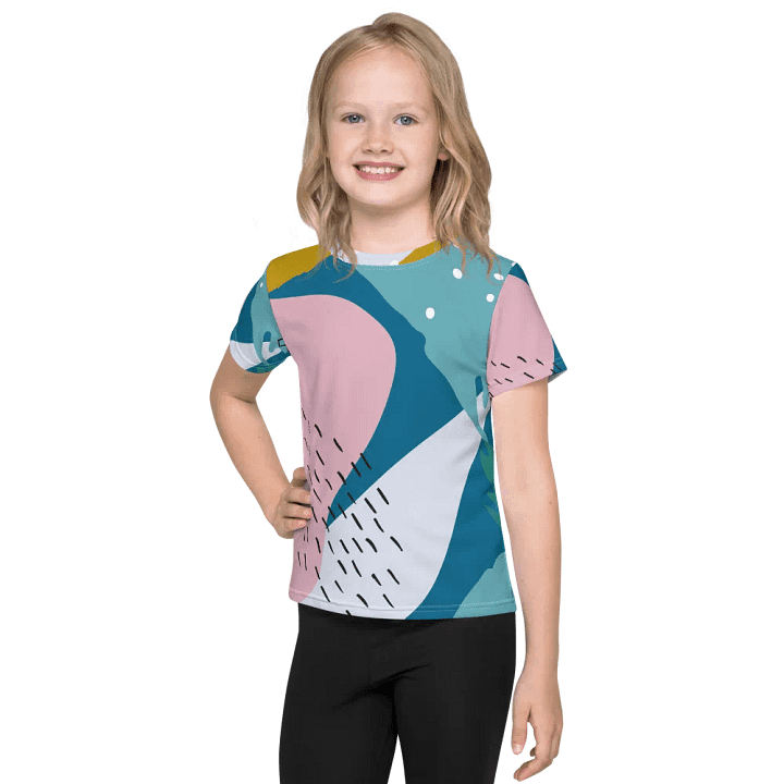 All-Over Print Kids Crew Neck T-Shirt product image (1)