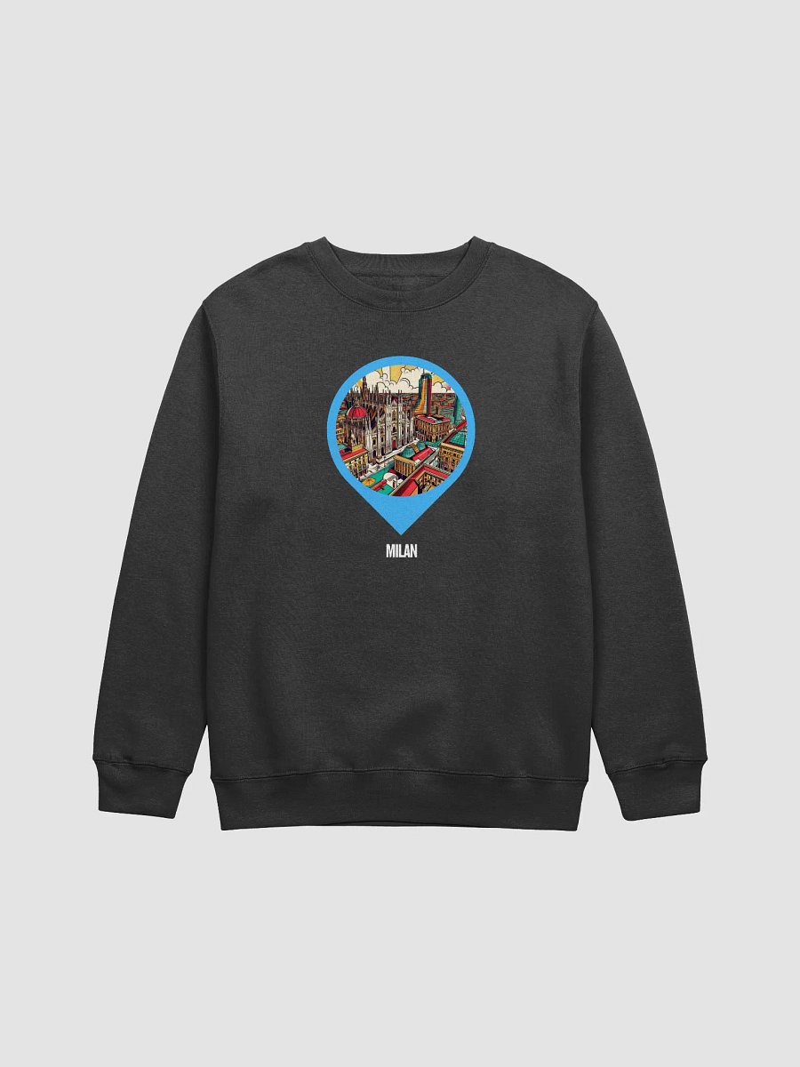 Lane Seven Premium Crewneck Sweatshirt | AI Design Milan city product image (1)