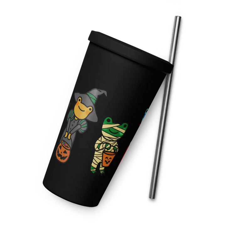 Frogoween Matte Black Tumbler product image (2)