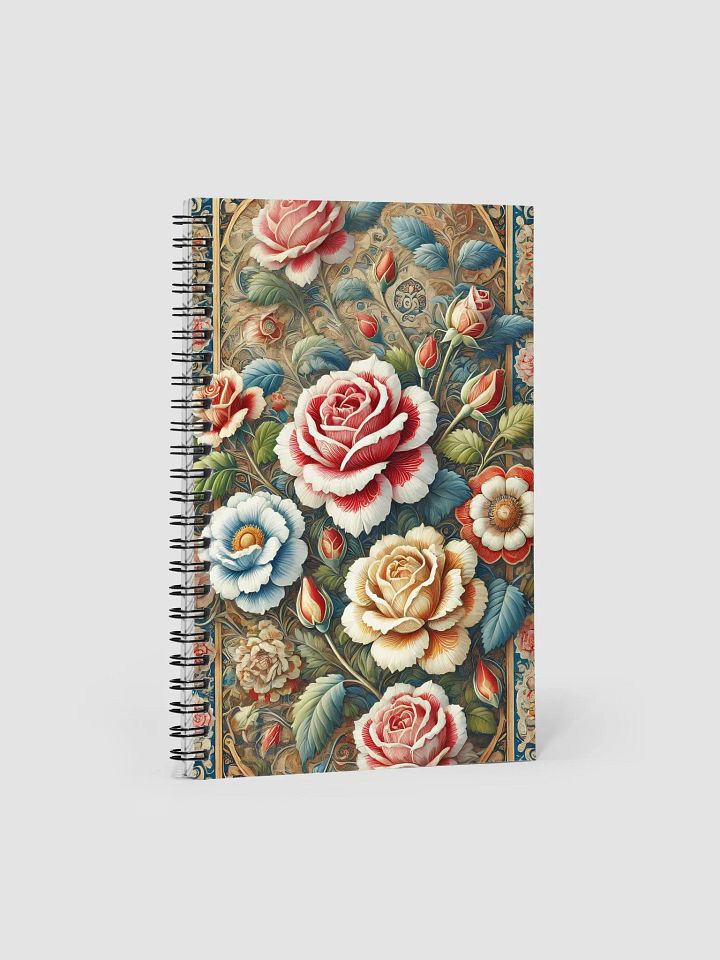 Royal Floral Spiral Notebook product image (1)