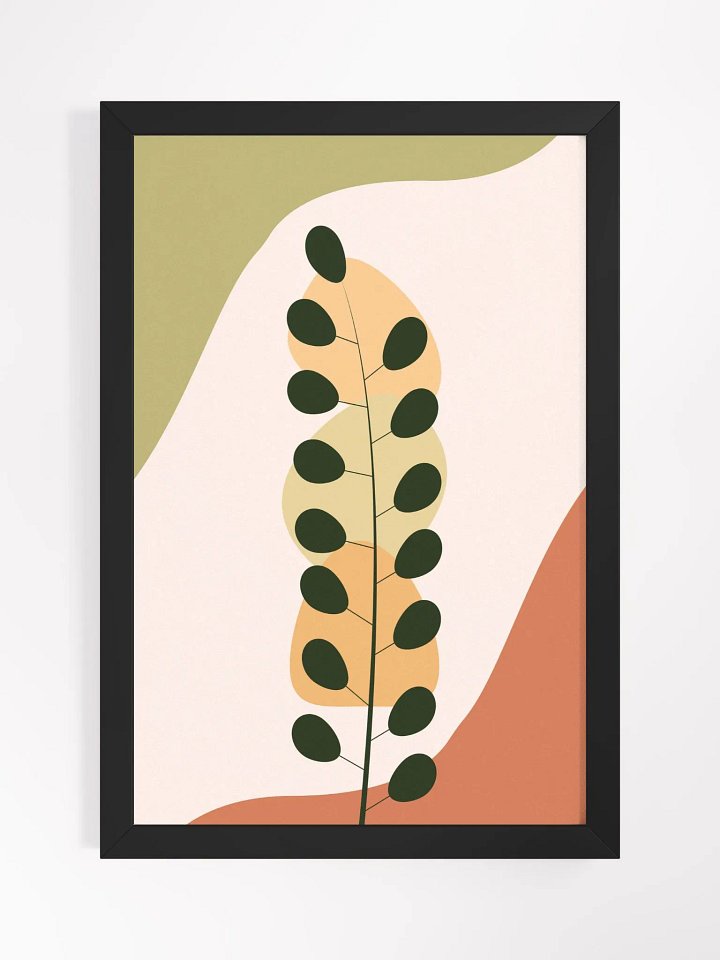 Minimalist Botanical Elegance Framed Poster product image (3)