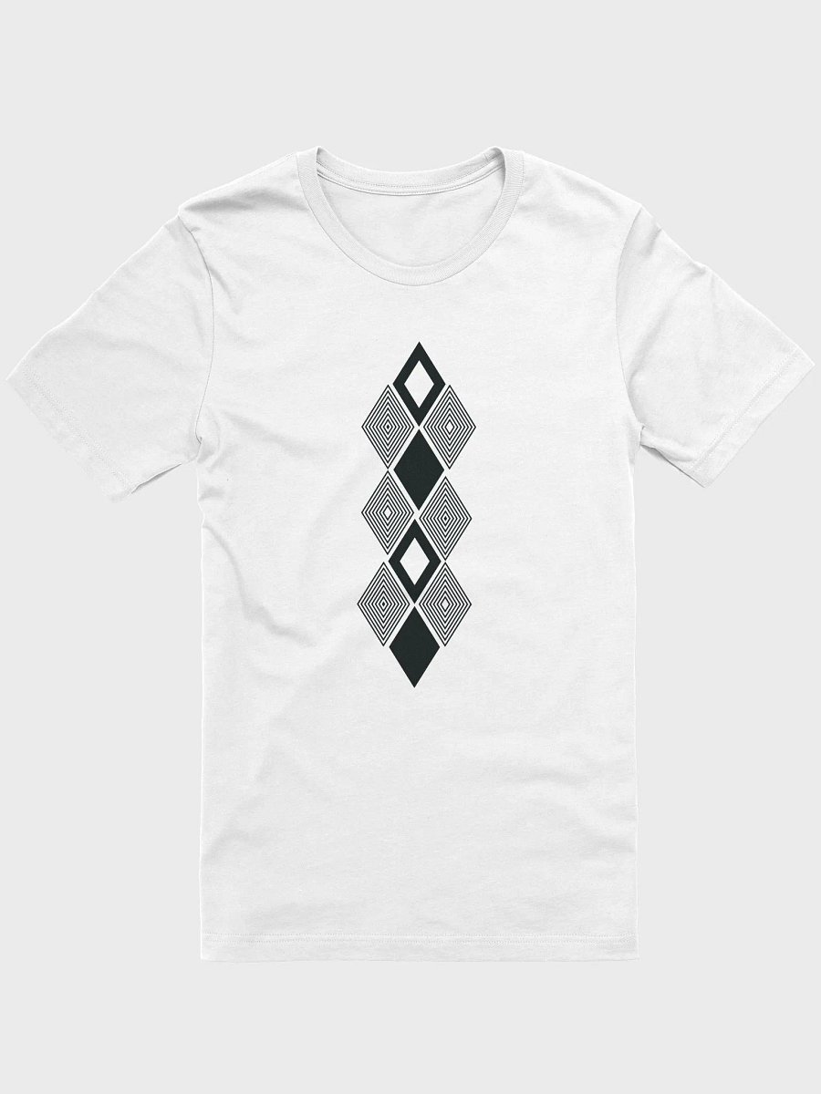 Black and white triangle design Supersoft T-Shirt product image (1)