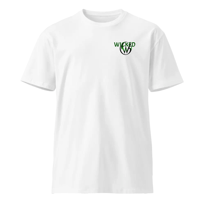 WICKED LIZARD ("W" LOGO) TEE, GREEN LETTERS Unisex Premium T-Shirt product image (10)