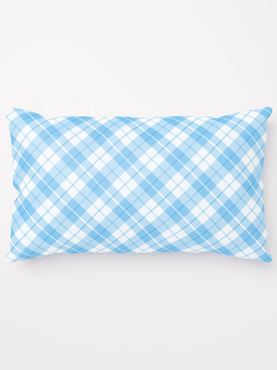 Blue/White Check Plaid Pillow product image (1)