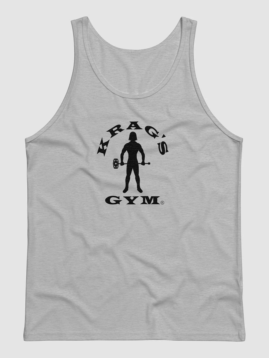 Krag's Gym Tank Top (black letter arch) product image (3)