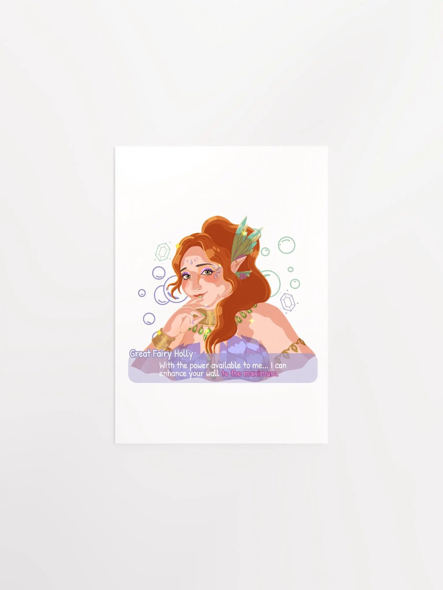 Great Fairy Holly Matte Poster product image (1)