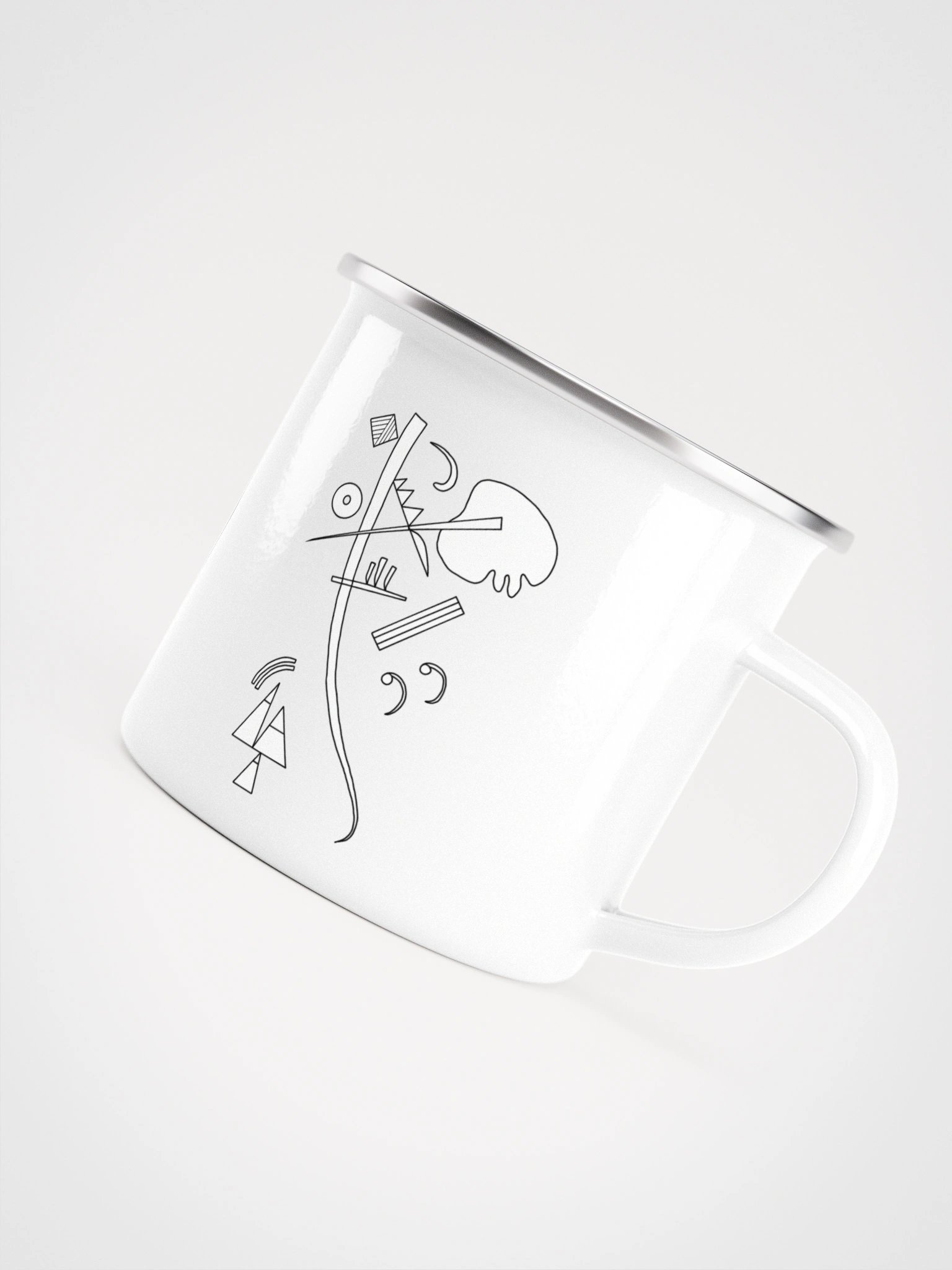 Color-Your-Own Kandinsky Enamel Mug product image (5)