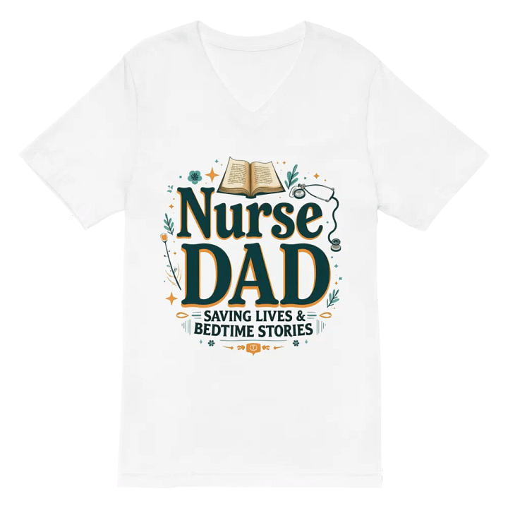 Nurse Dad Saving Lives Tee product image (2)