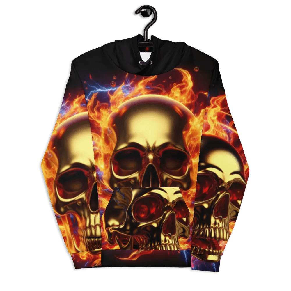 Ember Skull - Unisex Skull Hoodie #4 product image (7)