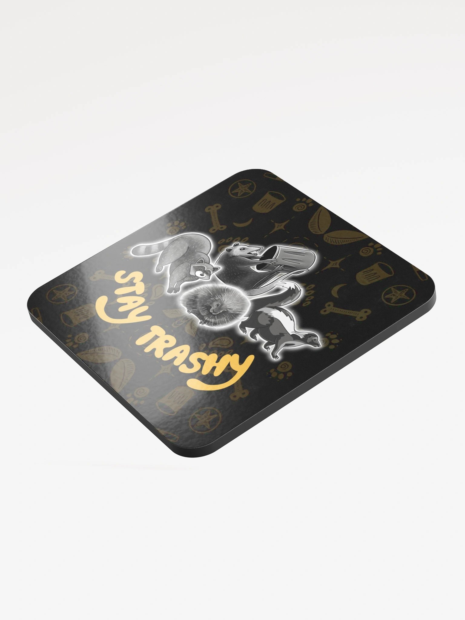 Stay Trashy Trash Friends Tarot Coaster product image (3)