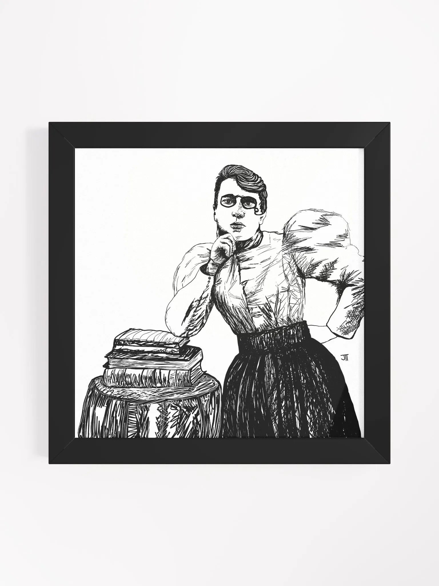 Framed Emma Goldman Print - Black & White product image (1)