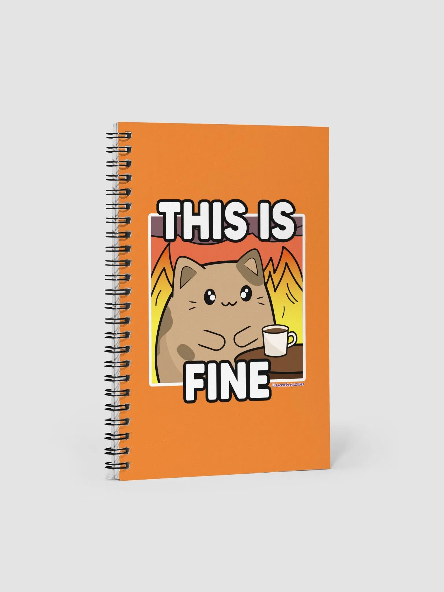 This is Fine Spiral Notebook - Orange product image (1)