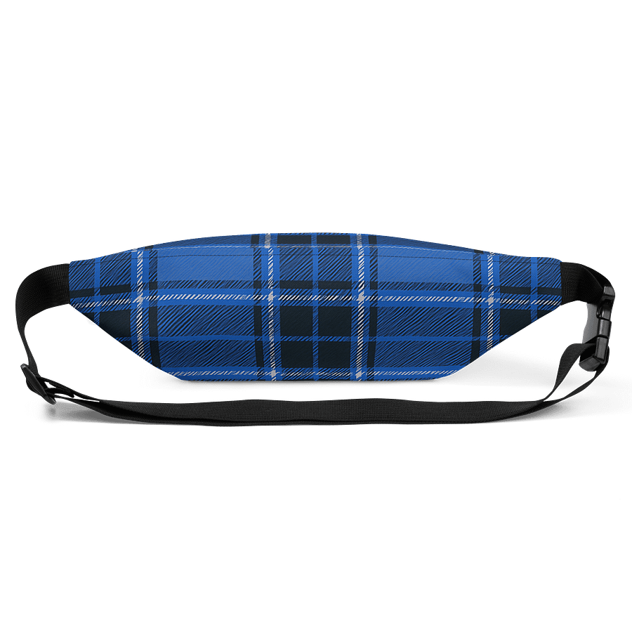 Blue Plaid Fanny Pack (Waist Bag) product image (3)