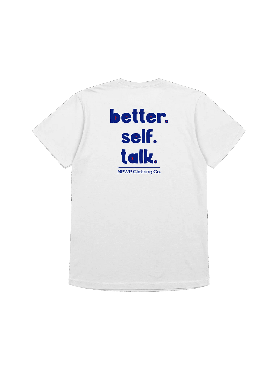 Better. Self. Talk. T-Shirt (Navy & Red) product image (2)