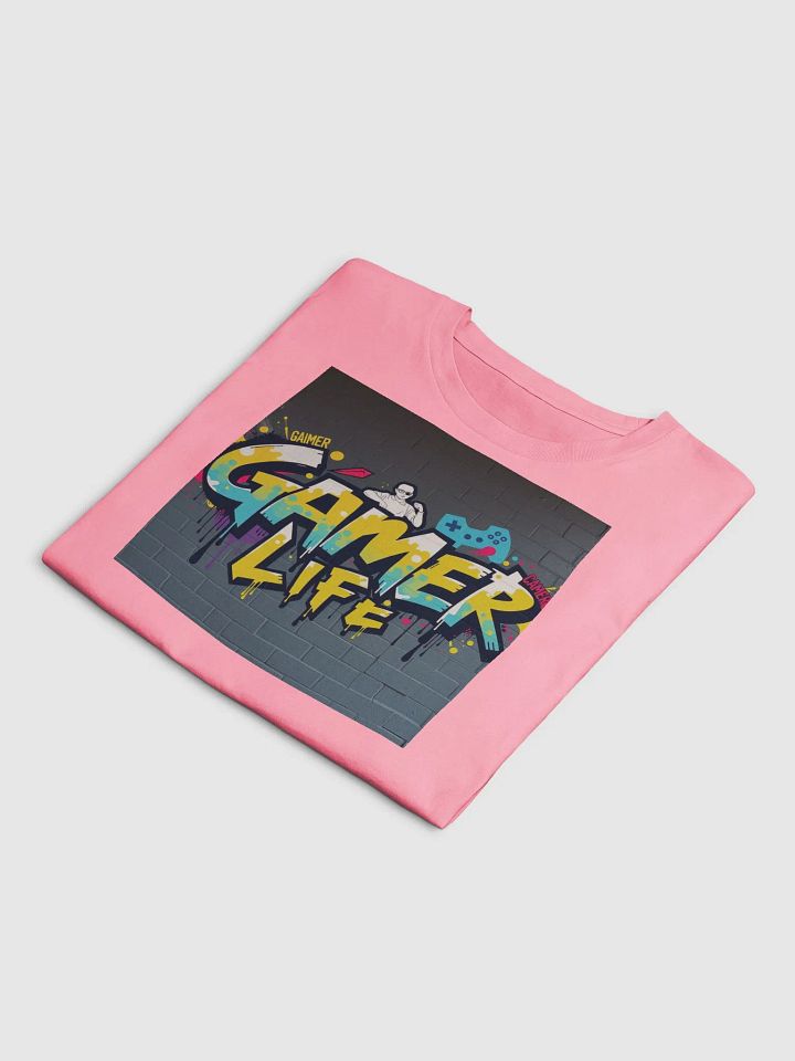 Gamer Life Graffiti Crop Top product image (1)