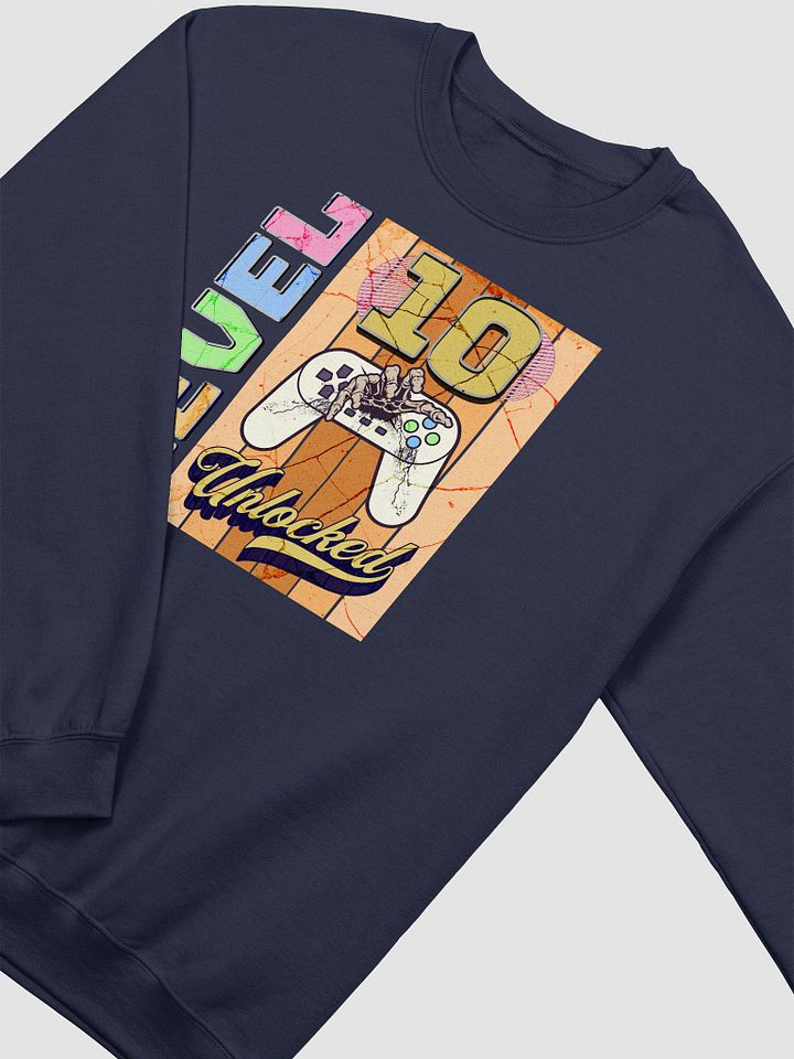 Level 10 Unlocked Video Game Sweatshirt product image (14)