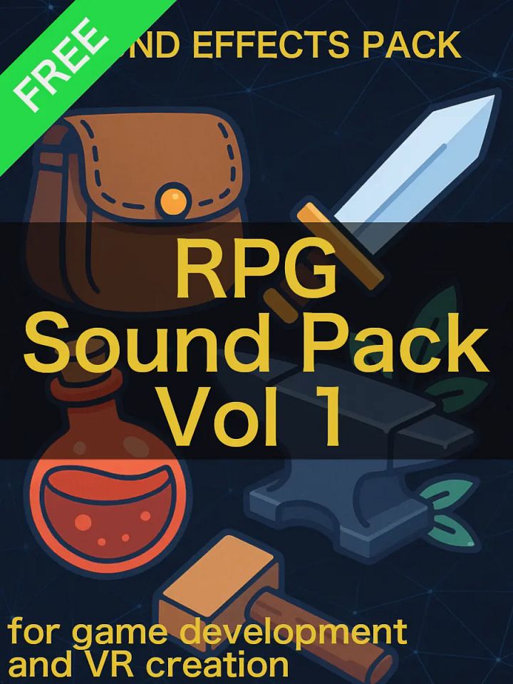 RPG Sound Pack Vol 1 - Video Game Sound Effects Collection [FREE] - 25 Royalty Free Sound Effects product image (1)