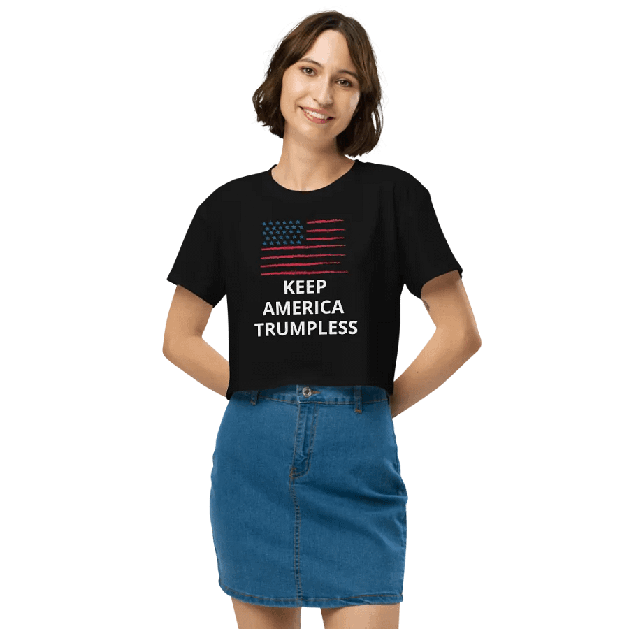 Pris-Keep America Trumpless -AS Colour Women's Premium Crop Top product image (3)