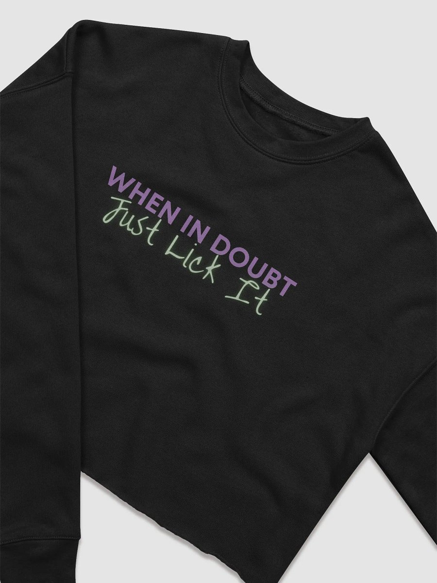 Just Lick It Cropped Sweatshirt product image (3)