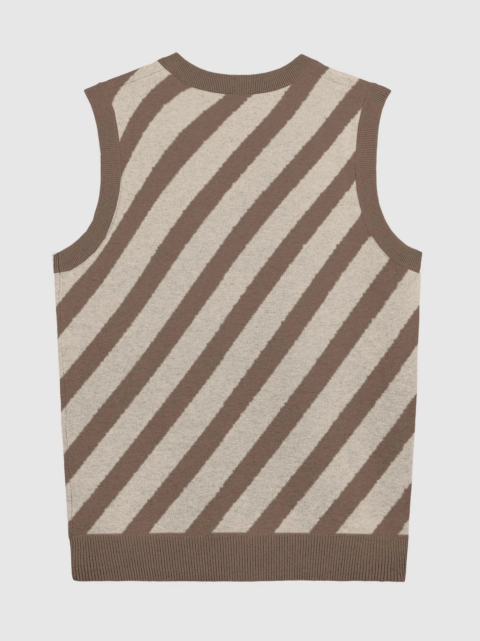TeddyChan Stripe Vest - Brown product image (7)