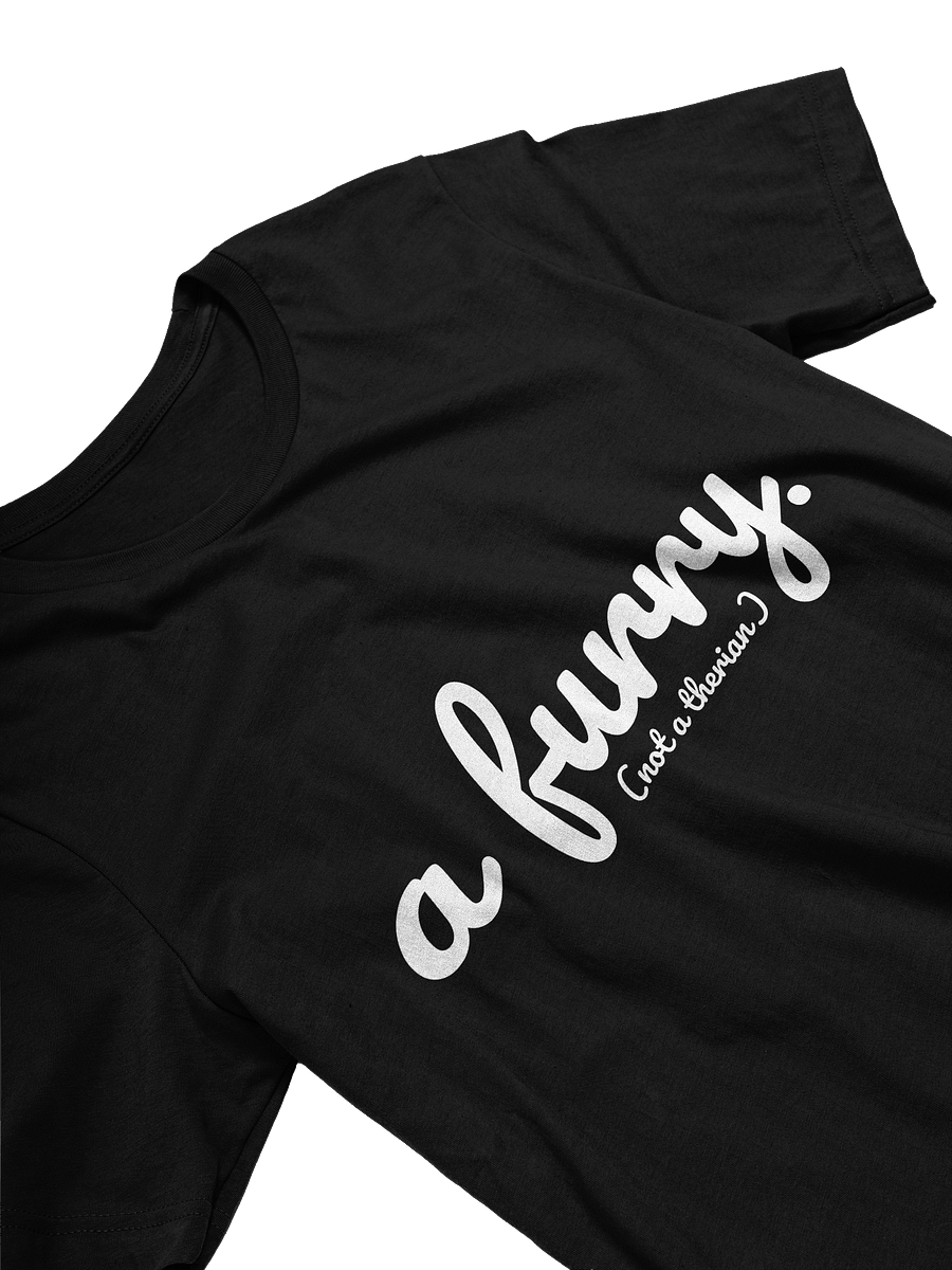 Clearly a furry t-shirt (dark edition) product image (3)