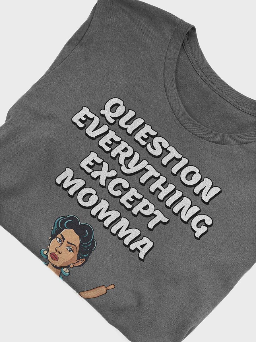 Question Everything Except Momma Funny T-shirt product image (32)
