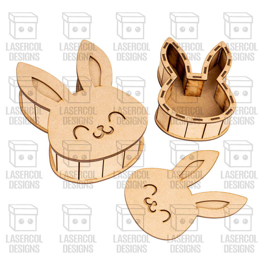 Easter Bunny Shaped Boxes Set 4 - Laser Cut Files product image (3)