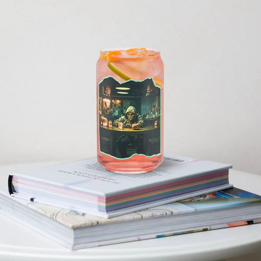 “Contempl4tionz” Drinking Glass product image (5)