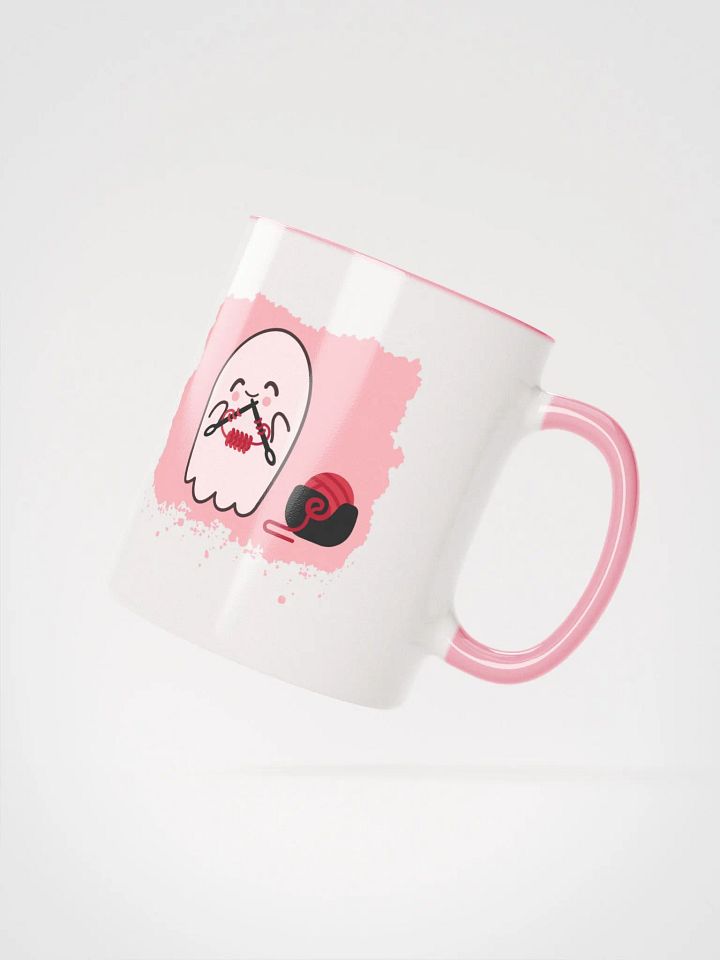 Ghost Hero Crocheting Ceramic Mug product image (2)
