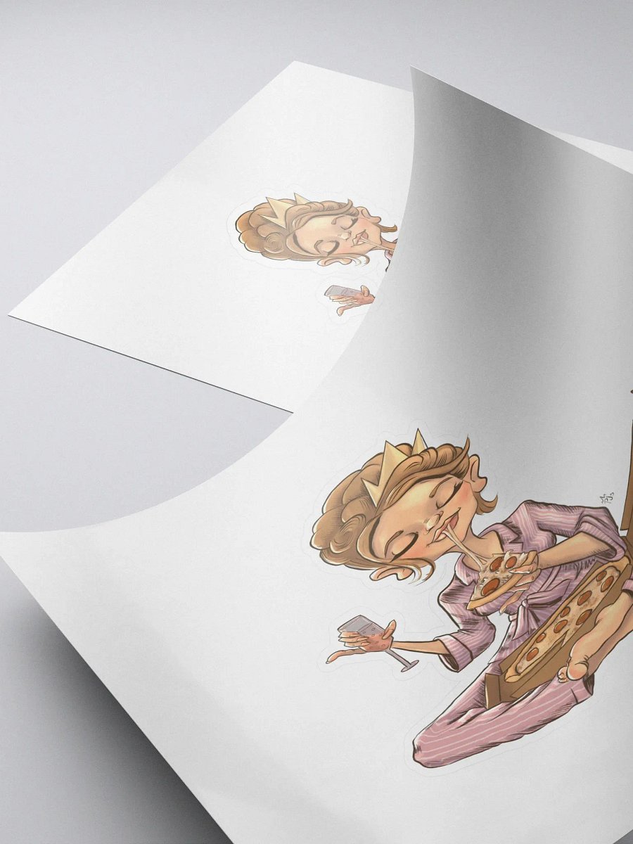 Pizza & Pink Champagne Sticker product image (4)