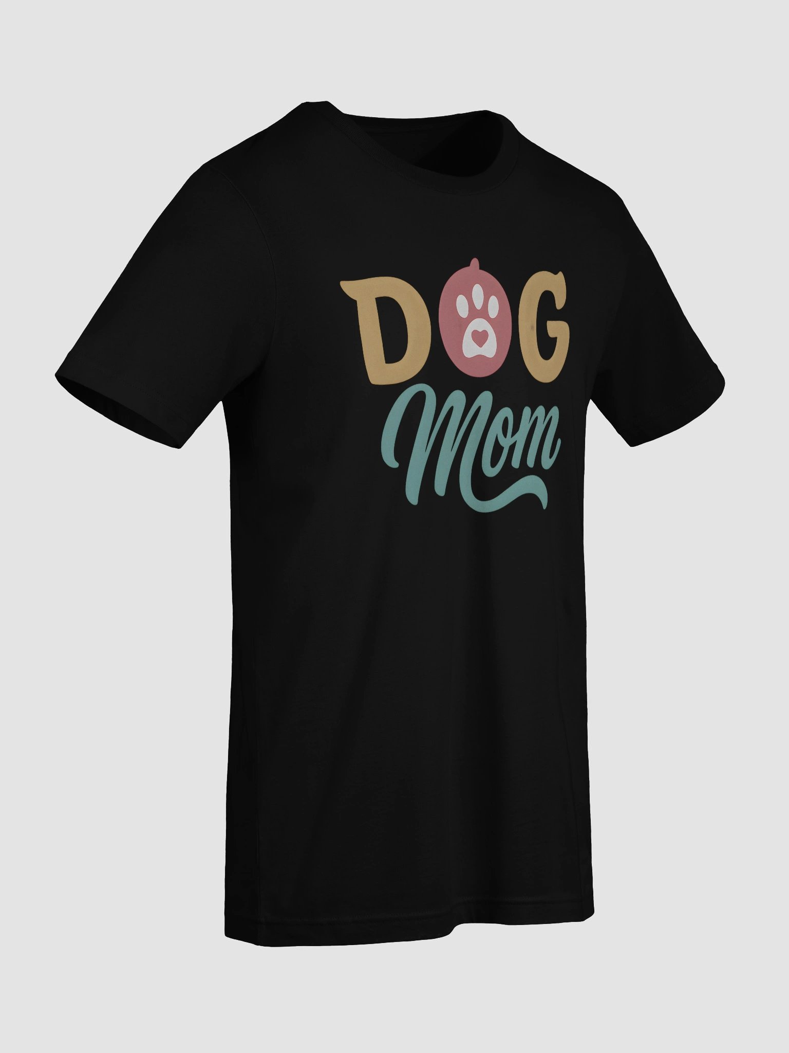 Dog Mom T-Shirt | Cute Pet Lover Tee with Paw Print | Gift for Dog Moms product image (9)