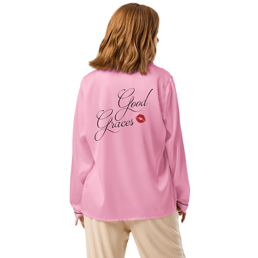 Good Graces - Elegant Silky Pink Pajama Top product image (2)