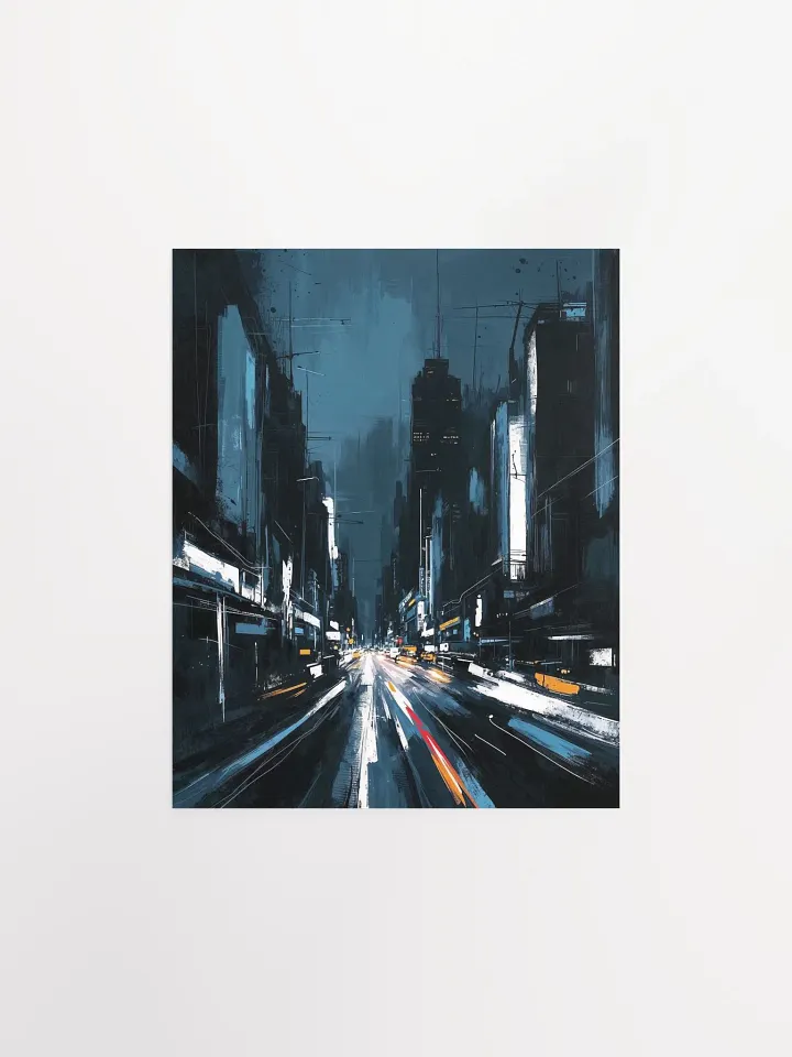 Abstract Cityscape Matte Poster product image (1)