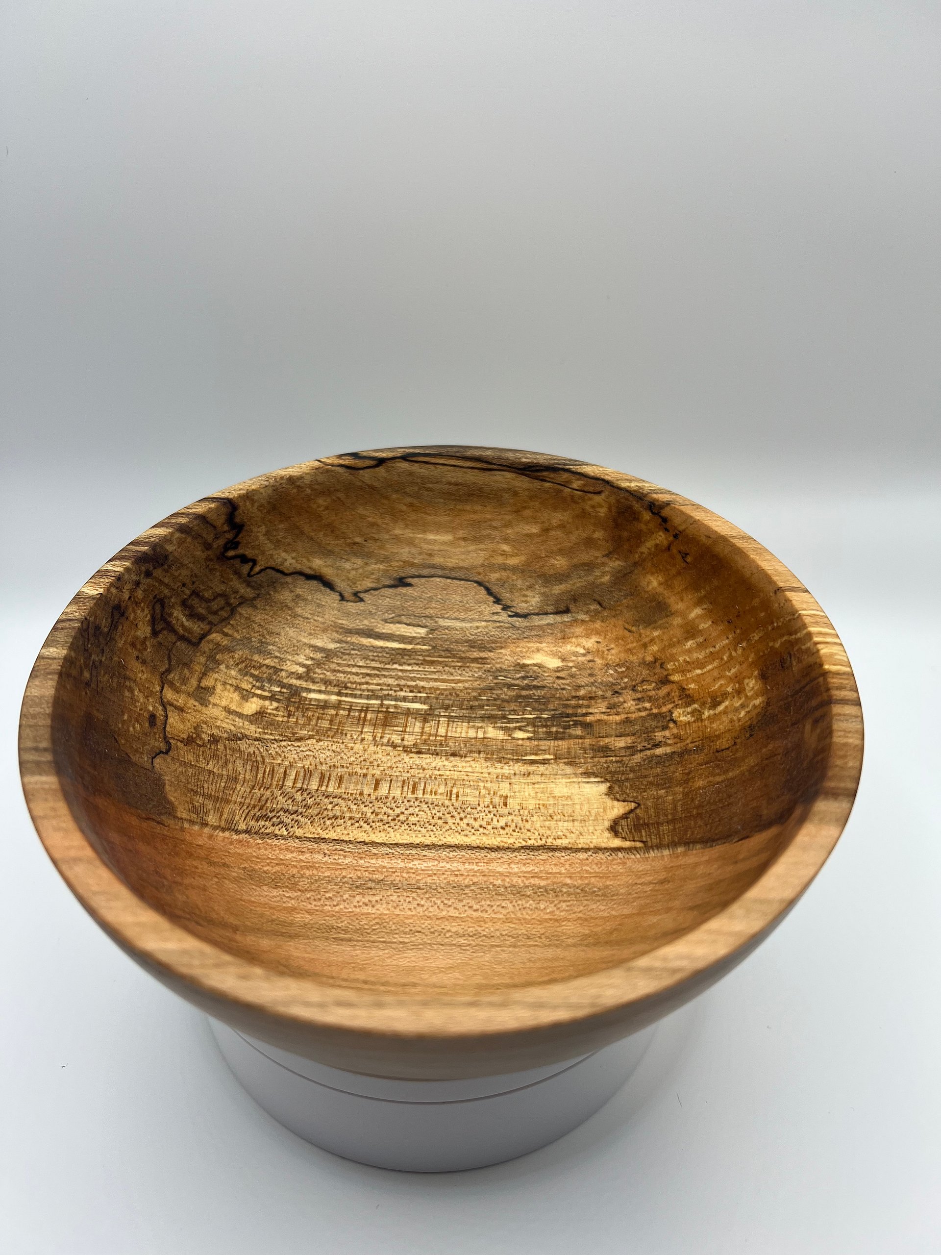 Spalted Maple Wooden Bowl 6.25” – Hand-Turned from Reclaimed Storm-Fallen Wood product image (9)