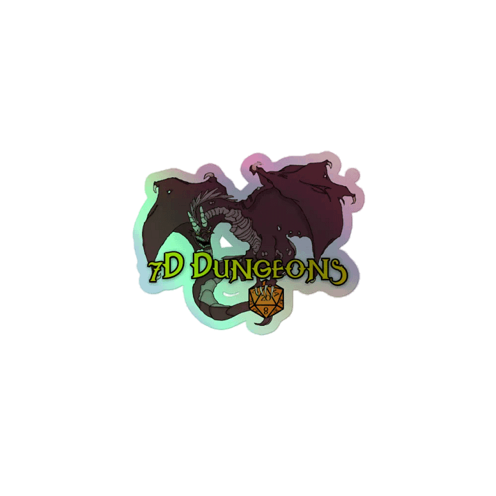 Dragon Holographic Sticker product image (1)