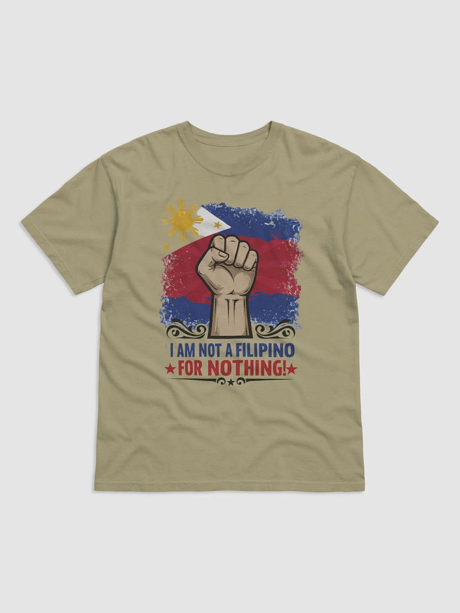 Proud Filipino Fist T-Shirt - Patriotic Philippines Heritage Tee product image (5)