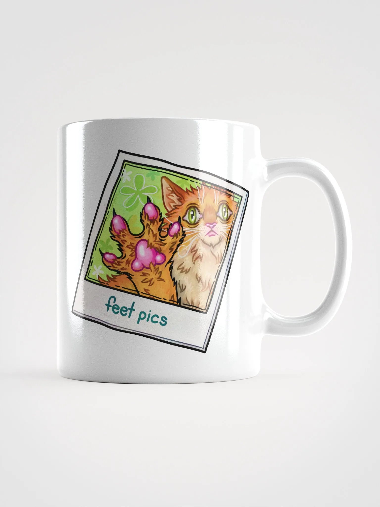 Cat Feet Pics White Mug product image (2)