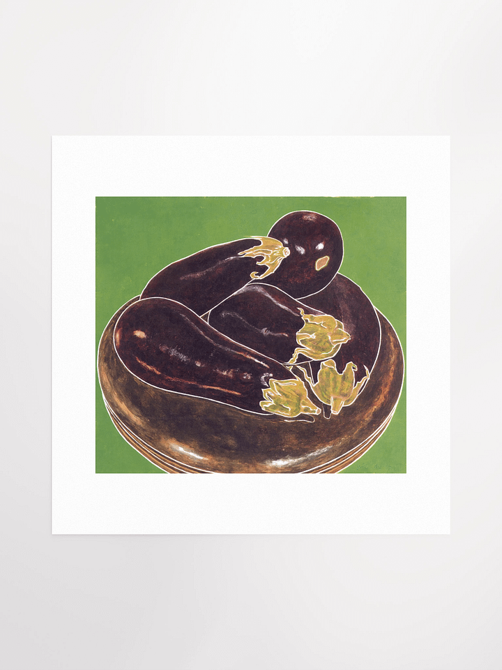 Eggplant and Piano Stool 04.02.06 Print product image (2)